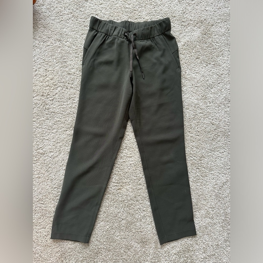 Lululemon pants. Size 4. Army green
